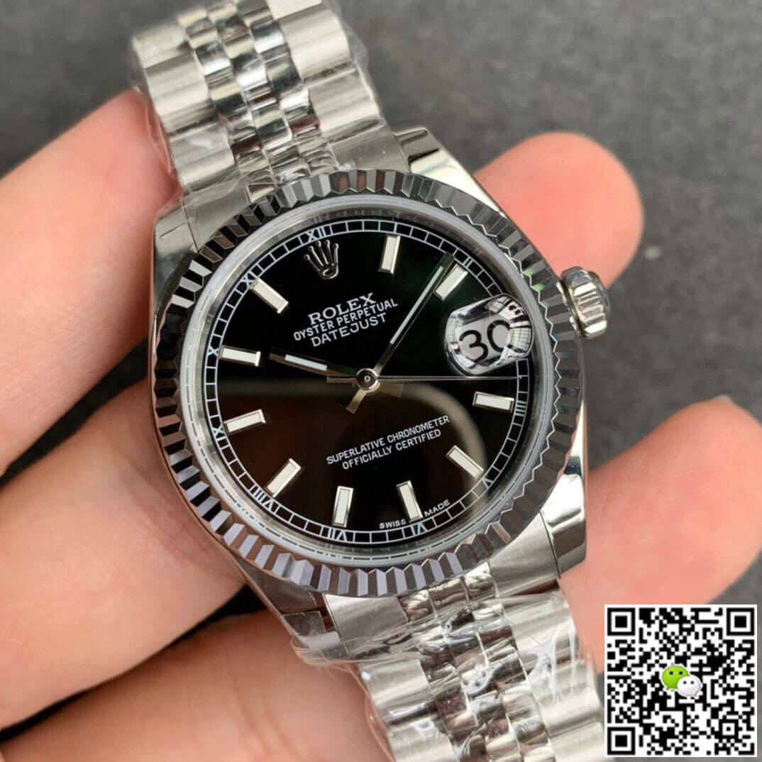Replica R01ex Datejust M178274-0004 1:1 Best Edition GS Factory Black Dial