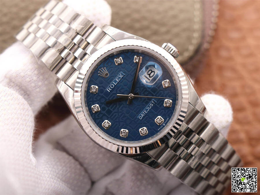 Replica R01ex Datejust M126234-0011 1:1 Best Edition EW Factory Blue Dial