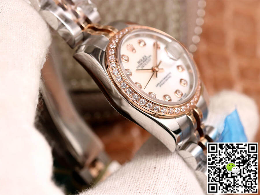 Replica R01ex Datejust 28MM 1:1 Best Edition BP Factory D1am0nd-set White Dial