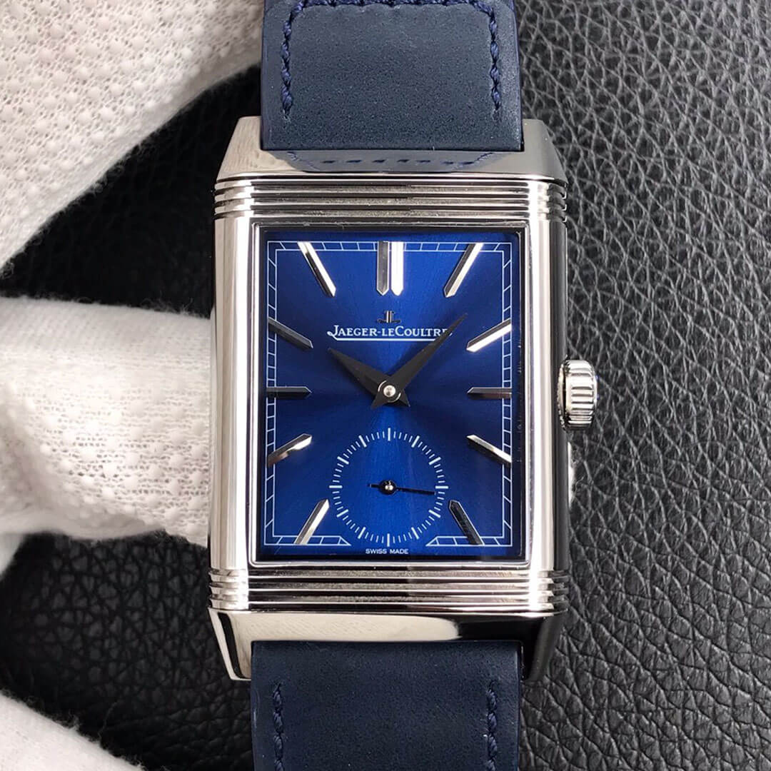 Jaeger Lecoultre Replica Reverso Flip 1:1 Best Edition MG Factory Stainless Steel Blue Dial