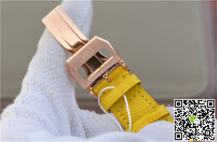 Replica IWC Portuguese ZF Factory 1:1 Best Edition Yellow Strap