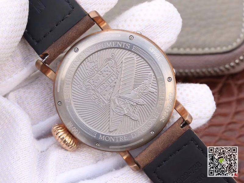 Replica Zenith Pilot Type 20 Extra XF Factory Mechanical Watches 1:1 Best Edition Swiss ETA2824-2 Black Dial