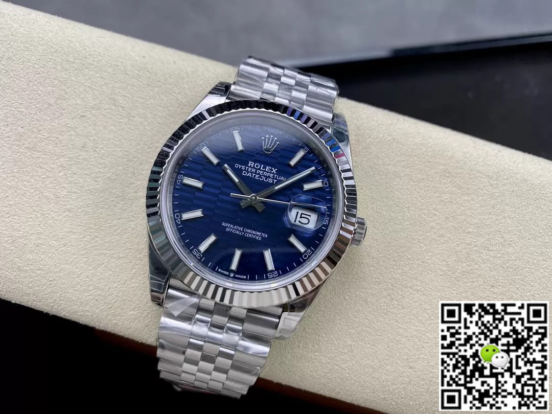 Replica R01ex Datejust M126334-0031 41MM 1:1 Best Edition VS Factory Blue Dial