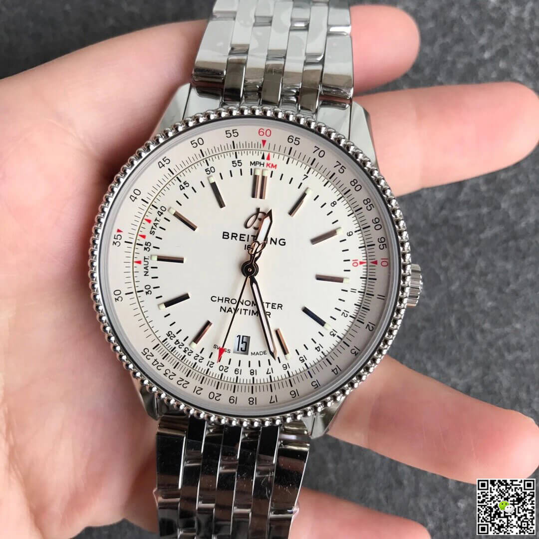 Replica Breitling Navitimer 1 A17326211G1A1 1:1 Best Edition V7 Factory White Dial