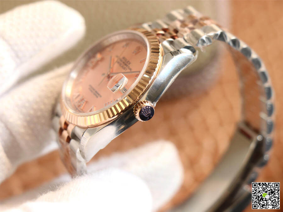Replica R01ex Datejust M126231-0027 1:1 Best Edition EW Factory Rose Gold