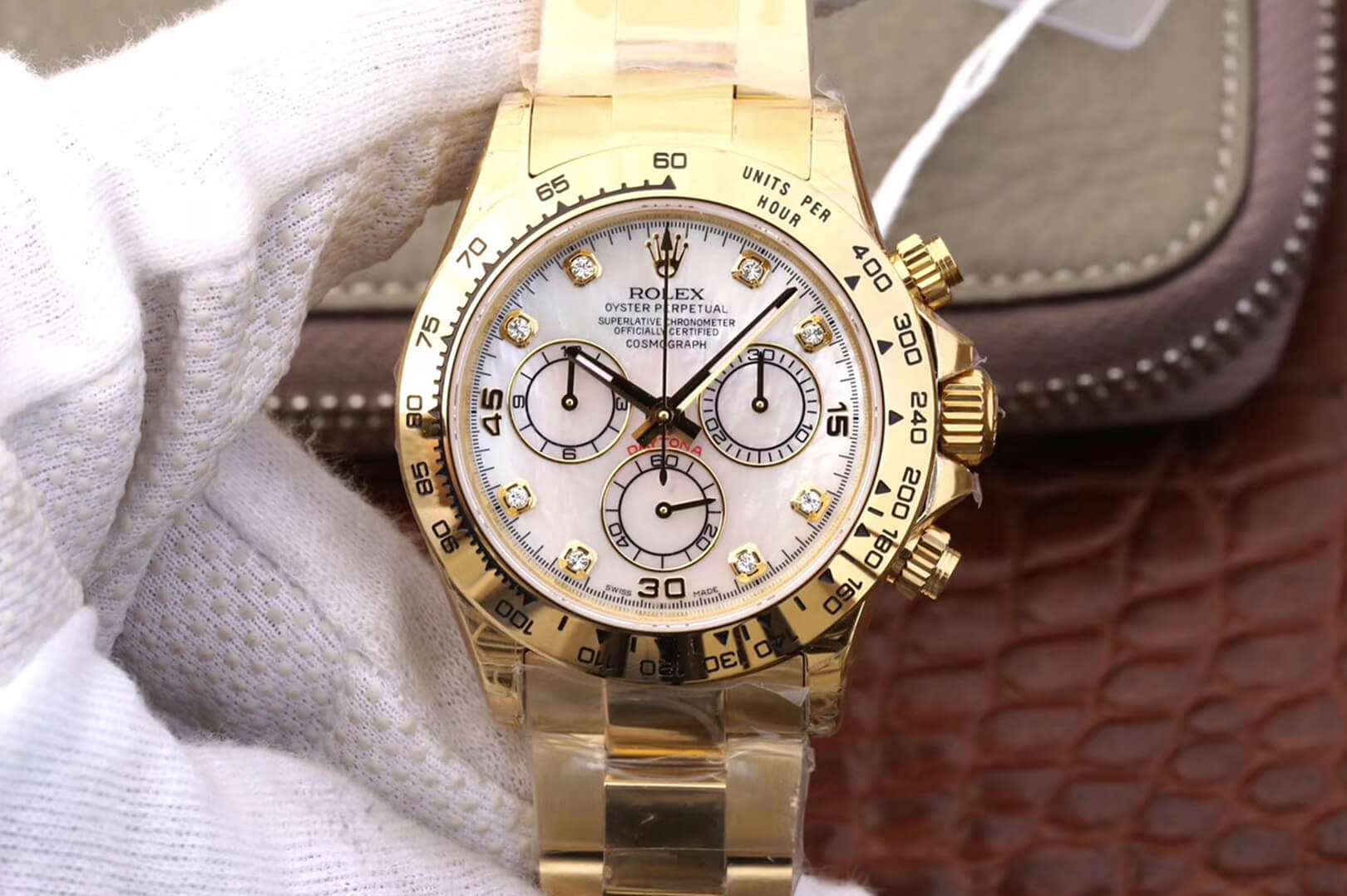 Replica R01ex Daytona Cosmograph 116528-78598 1:1 Best Edition JH Factory D1am0nds Dial