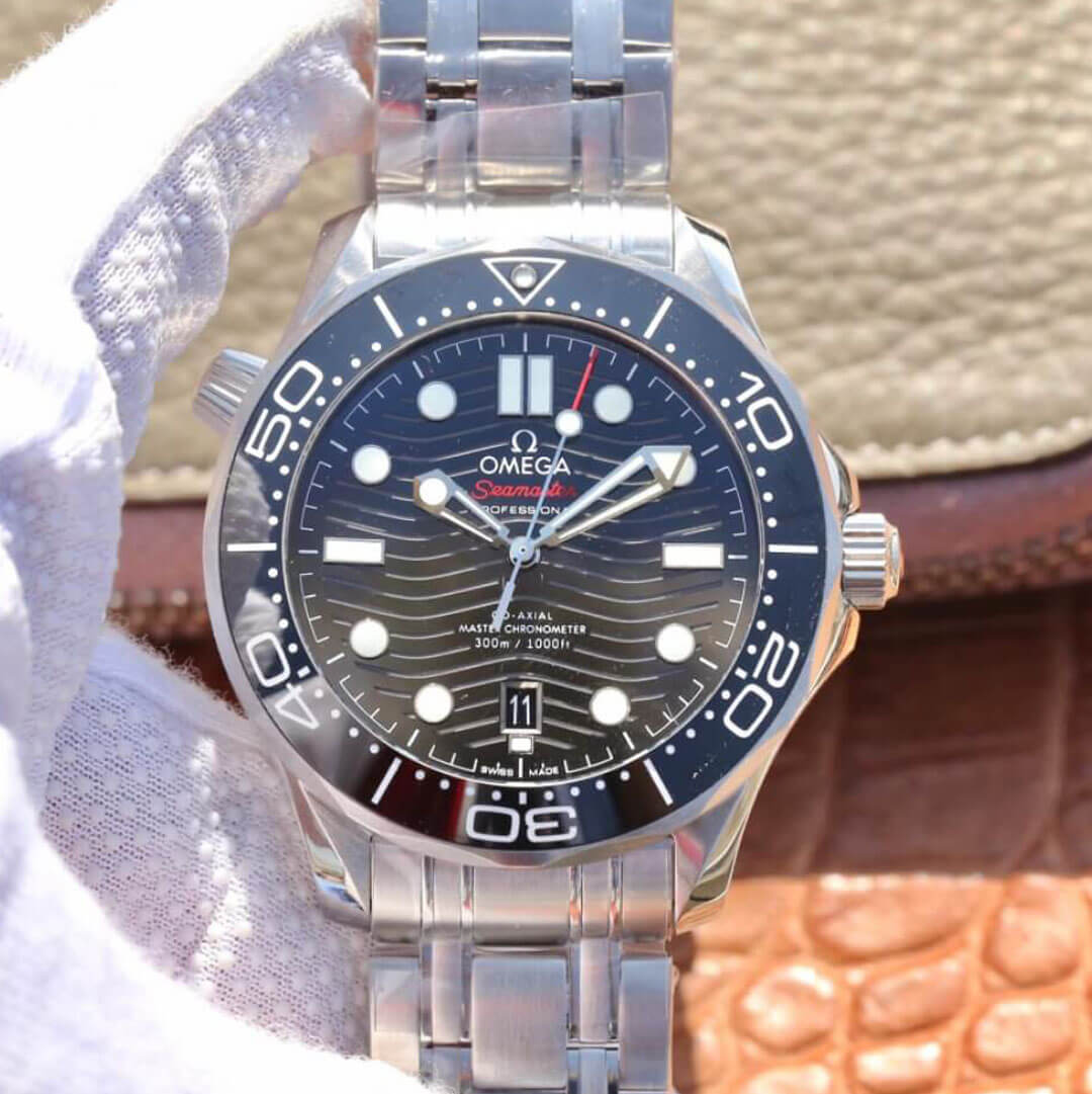 Replica 0me*ga Seamaster Diver 300M 210.30.42.20.01.001 1:1 Best Edition VS Factory Black Dial