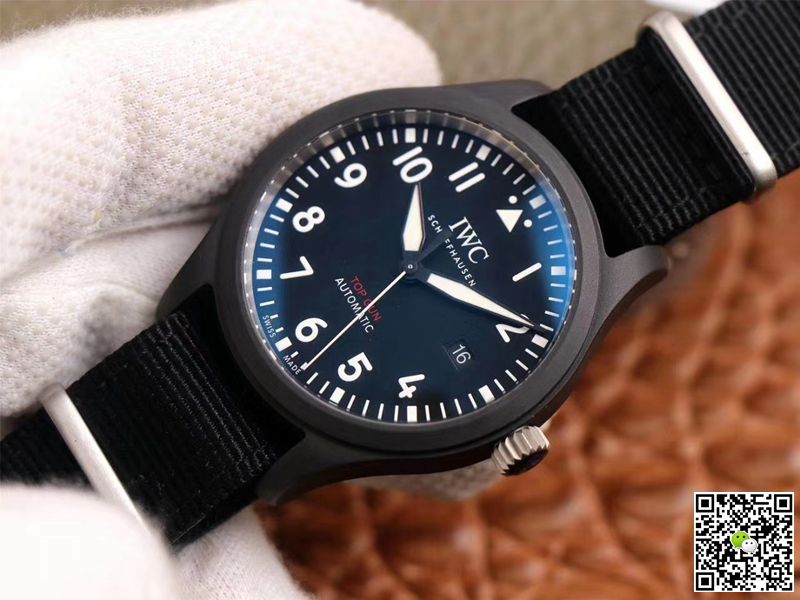 Replica IWC Pilot Top Gun IW326901 1:1 Best Edition MKS Factory Black Dial Swiss ETA2892