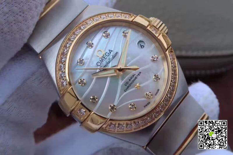 Replica 0me*ga Constellation Double Eagle Lady 3S Factory 1:1 Best Edition Swiss ETA8520