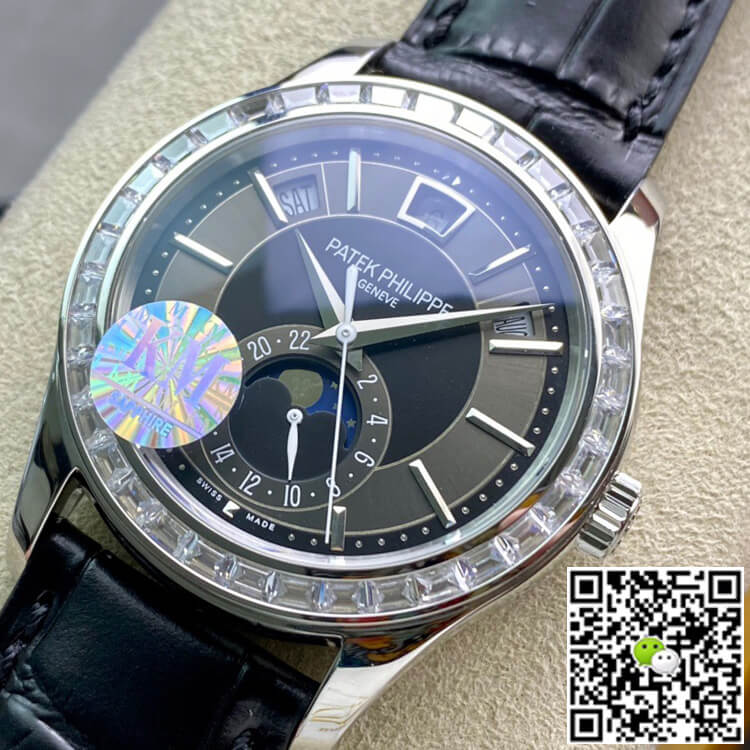 Replica Pat*k Phi1i*pe Grand Complications 5205G 1:1 Best Edition KM Factory D1am0nd Bezel