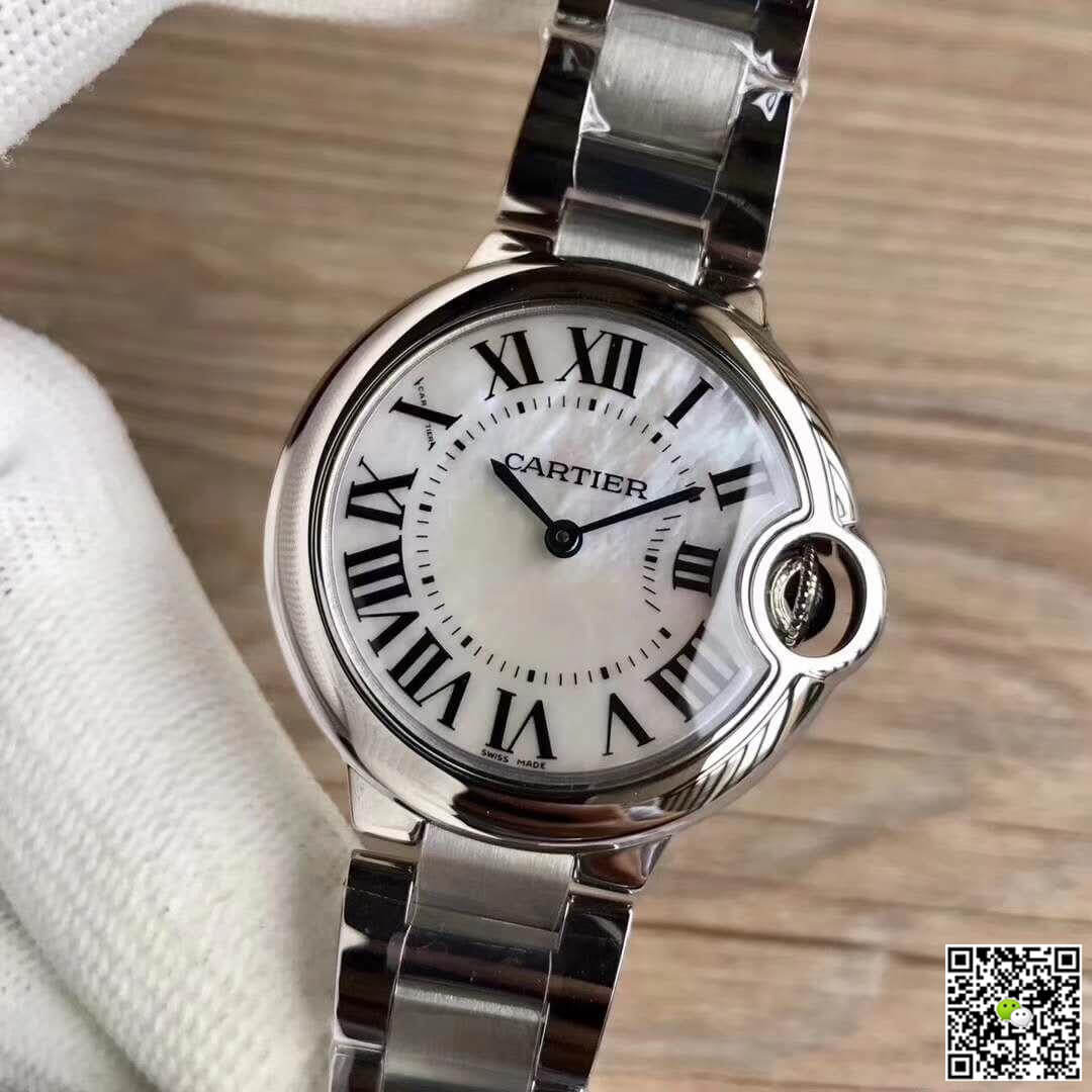 Replica Ballon Bleu De Ca*t1er 33 W6920084 V6 Factory 1:1 Best Edition Swiss Ronda Quartz