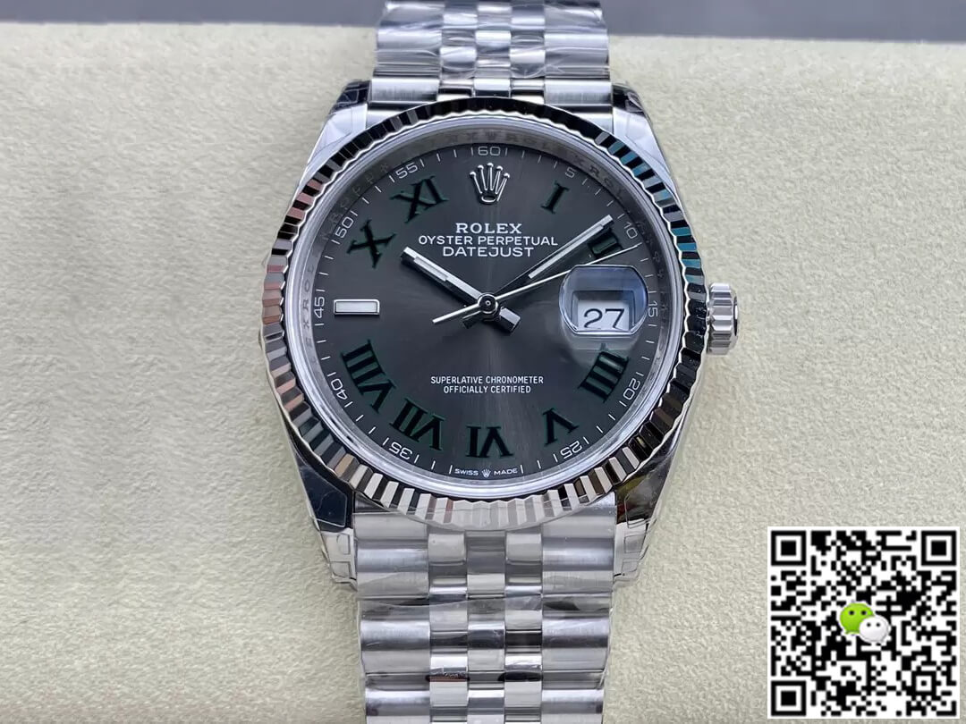 Replica R01ex Datejust M126234-0045 36MM 1:1 Best Edition VS Factory Gray Dial