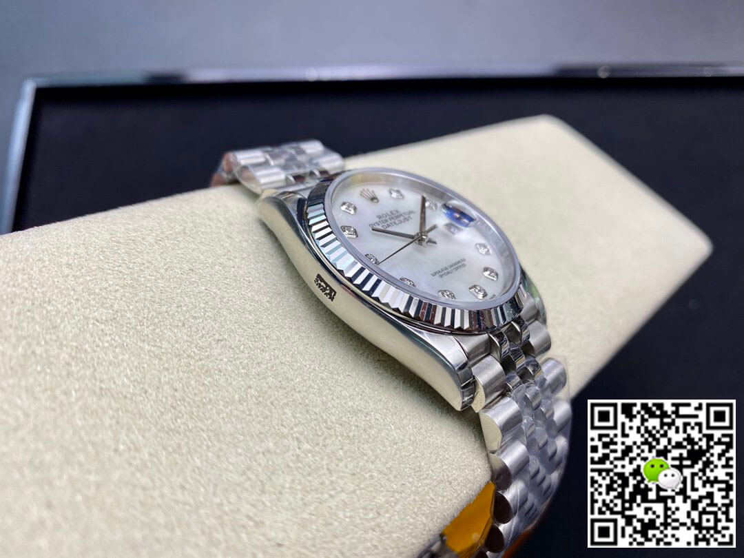 Replica R01ex Datejust 178384-NG-63160 31MM 1:1 Best Edition EW Factory Silvery White Dial