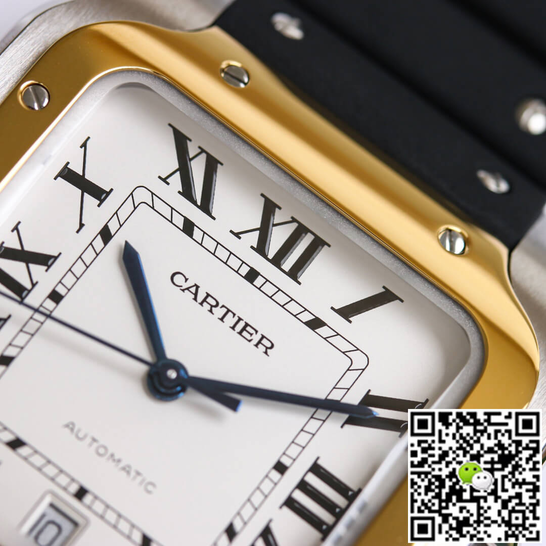 Replica Ca*t1er Santos W2SA0009 1:1 Best Edition GF Factory V2 White Dial