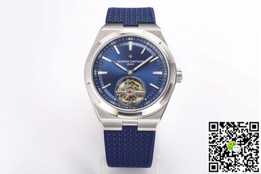 Replica Vacheron C0nstan1n Overseas Tourbillon 6000V/110A-B544 1:1 Best Edition BBR Factory Rubber Strap