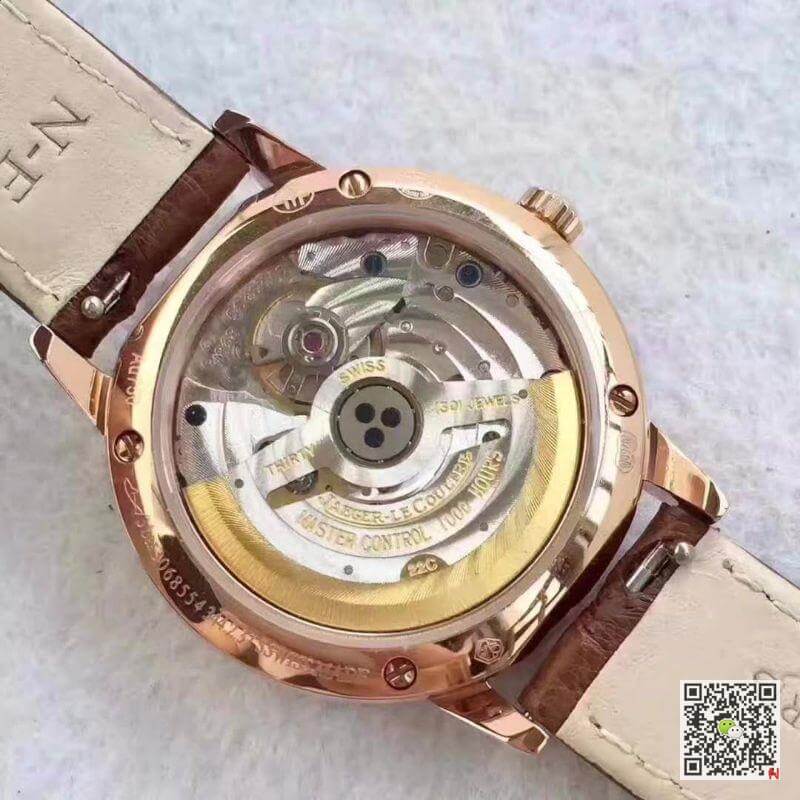 Jaeger Lecoultre Replica Rendez-Vous 3612420 1:1 Best Edition Swiss ETA898D/1 Brown Leather Strap