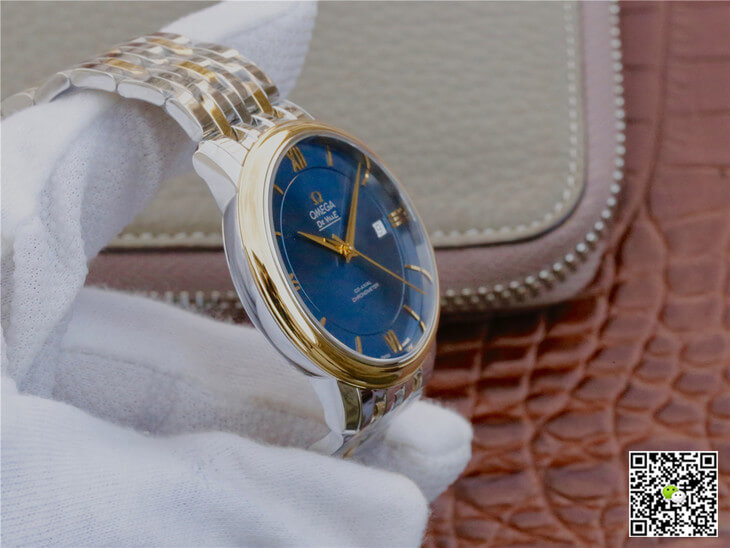 Replica 0me*ga De Ville 424.20.37.20.03.001 1:1 Best Edition TW Factory Yellow Gold