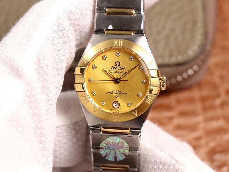 Replica 0me*ga Constellation 131.20.29.20.58.001 1:1 Best Edition 3S Factory V5 Champagne dial Swiss NH05