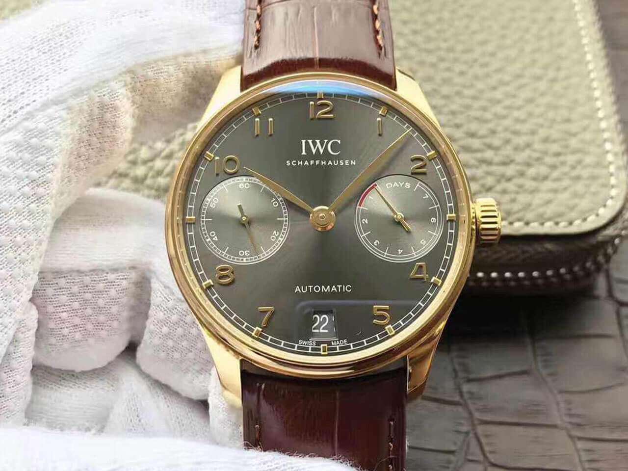 Replica IWC Portugieser IW500101 1:1 Best Edition ZF Factory Grey Dial