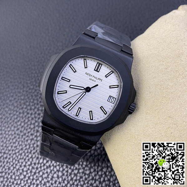 Replica Pat*k Phi1i*pe Nautilus 1:1 Best Edition PPF Factory V4 DCL Version White Dial