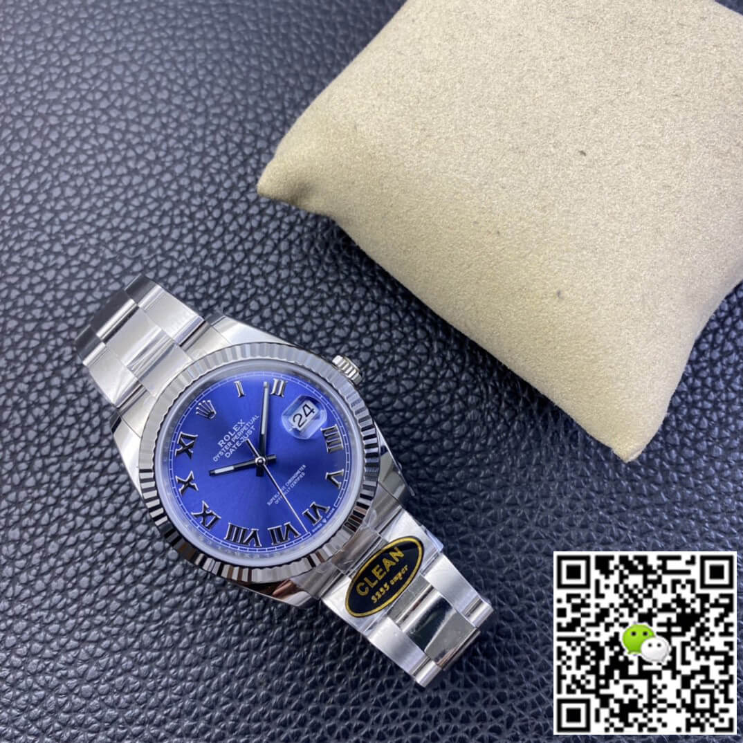 Replica R01ex Datejust M126334-0025 1:1 Best Edition Clean Factory Blue Dial