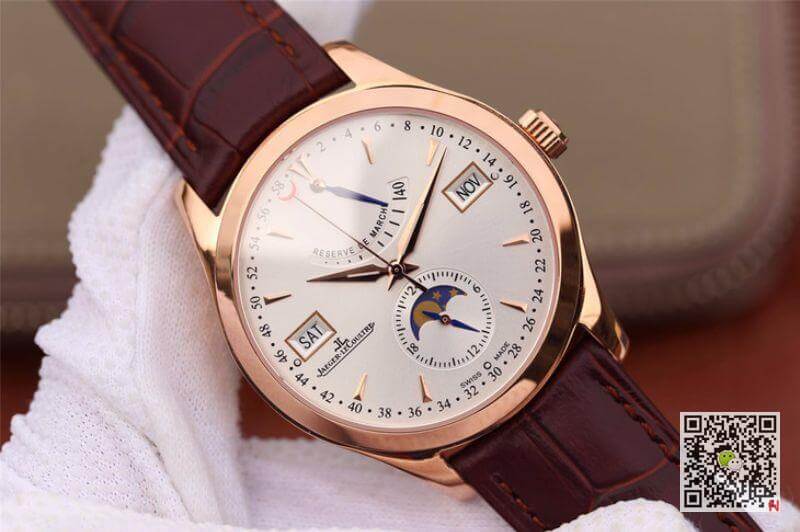 Replica Jaeger-LeCoultre Master Calendar Men Watches 1:1 Best Edition Swiss ETA866 White Dial
