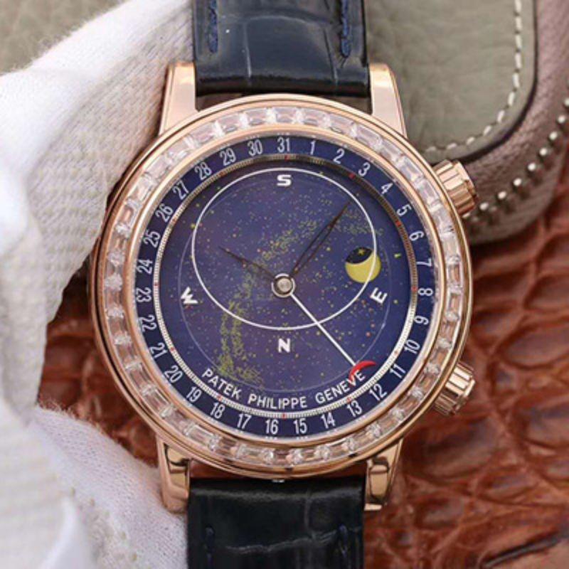 Replica Pat*k Phi1i*pe Grand Complications 6103P-001 TW Factory 1:1 Best Edition Swiss ETA240 Blue Dial