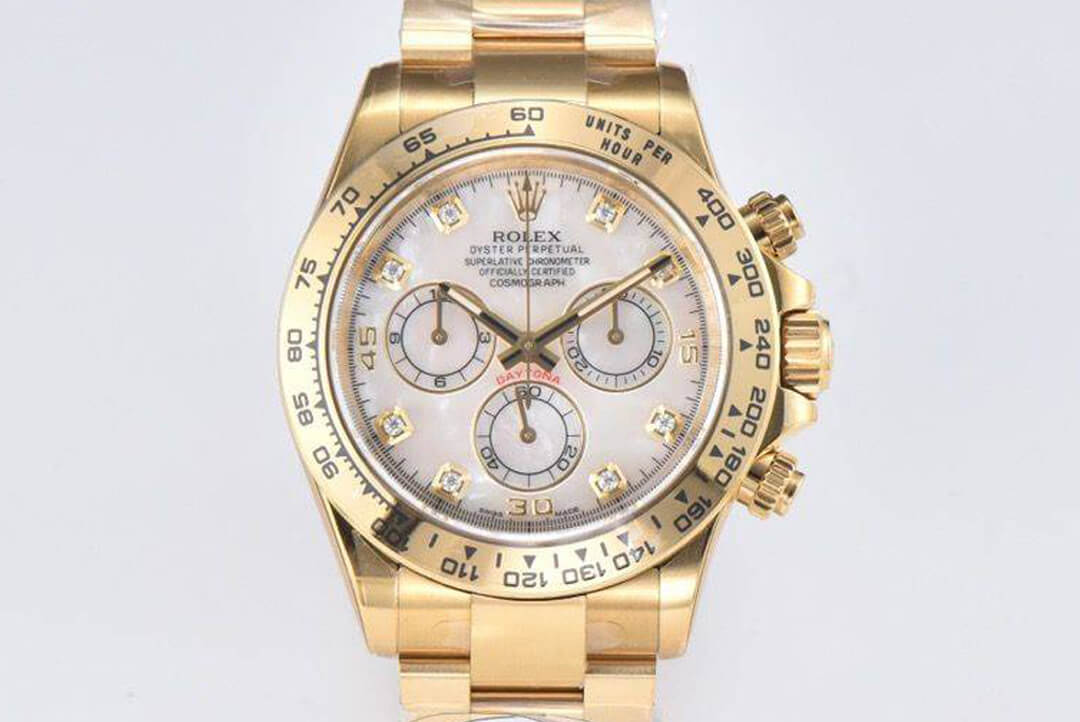 Replica R01ex Cosmograph Daytona M116508-0007 1:1 Best Edition Clean Factory Yellow Gold