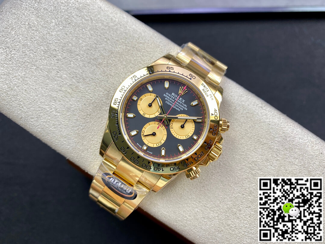 Replica R01ex Daytona M116508-0009 1:1 Best Edition BT Factory Yellow Gold