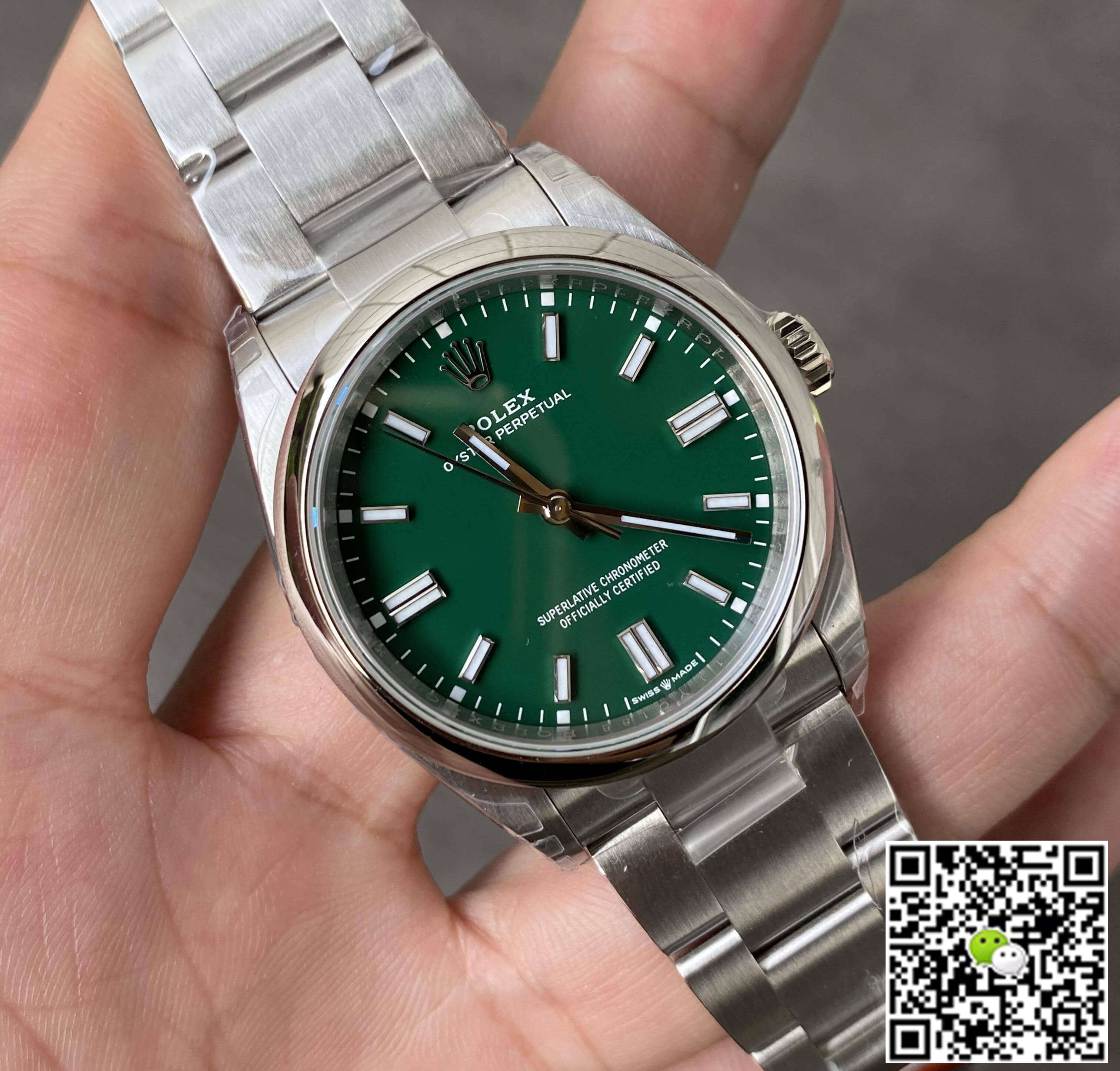 Replica R01ex Oyster Perpetual M126000-0005 36MM 1:1 Best Edition VS Factory Stainless Steel