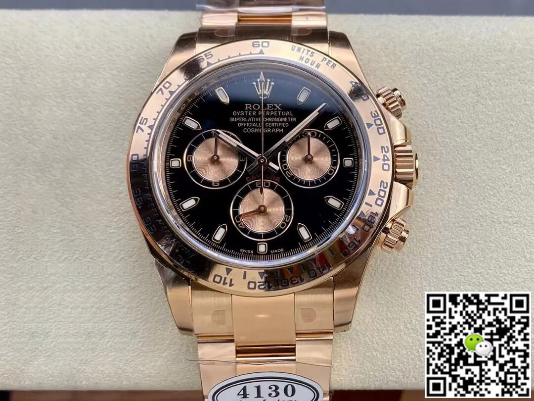 Replica R01ex Cosmograph Daytona M116505-0008 1:1 Best Edition Clean Factory Rose Gold