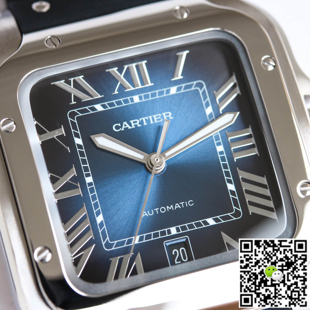 Replica Ca*t1er Santos WSSA0030 1:1 Best Edition GF Factory V2 Rubber Strap