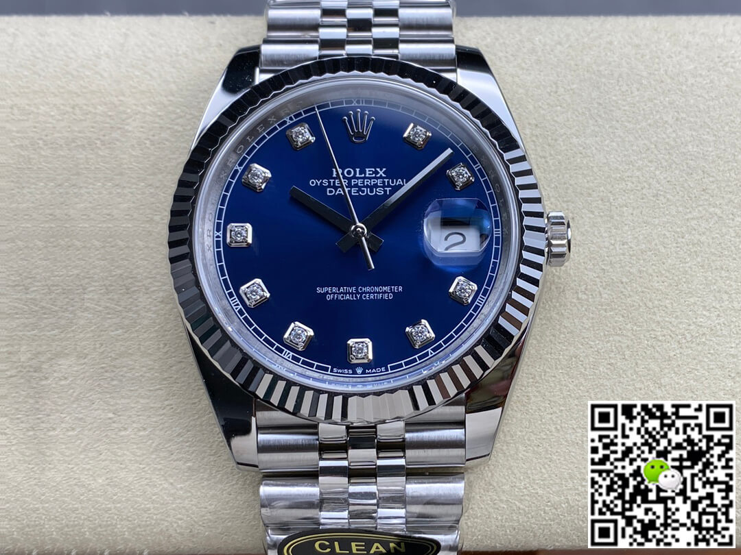 Replica R01ex Datejust M126334-0016 1:1 Best Edition Clean Factory Blue Dial