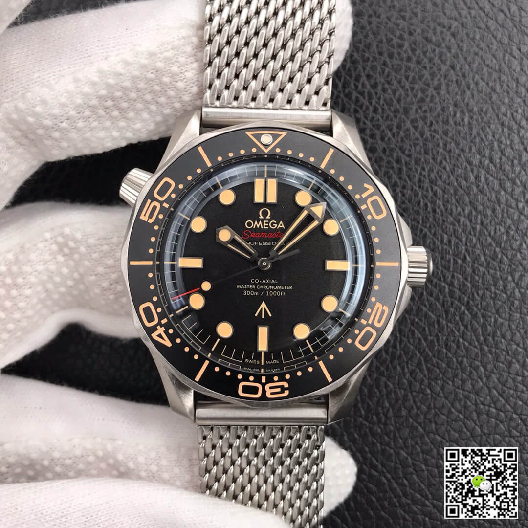 Replica 0me*ga Seamaster 210.90.42.20.01.001 James Bond 007 1:1 Best Edition VS Factory Titanium Metal
