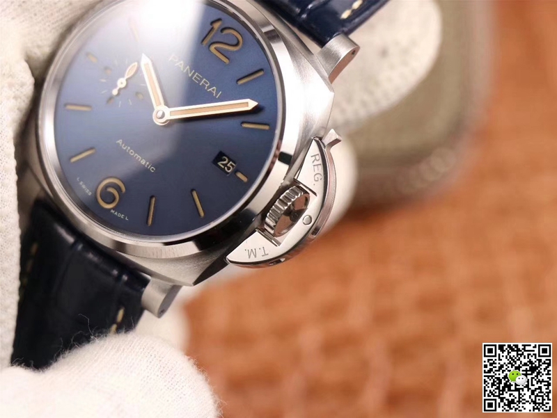 Pa*e*a1 Replica Luminor Due PAM00927 1:1 Best Edition VS Factory Blue Dial Swiss P9000
