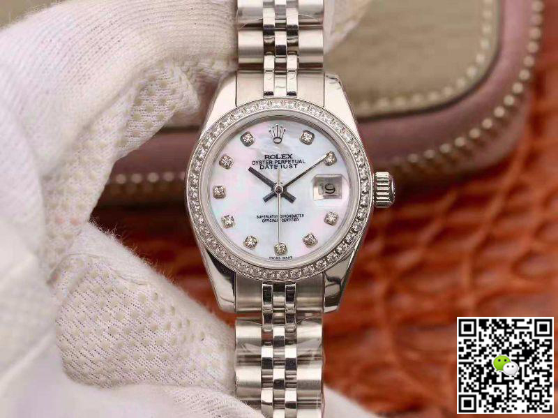 Replica R01ex Lady Datejust 28MM 1:1 Best Edition Swiss Original Imported NH05 Movement Enamel Dial