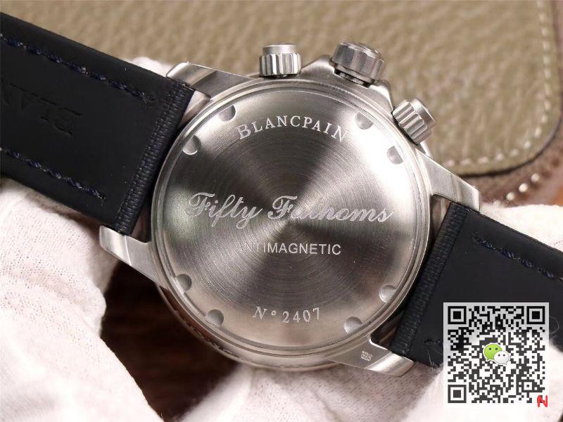 Replica Blancpain Fifty Fathoms 5085FB-1140-52B 1:1 Best Edition OM factory Blue Dial Swiss ETA7750