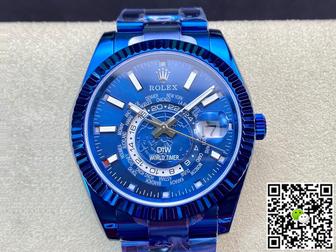 Replica R01ex Sky Dweller 40MM 1:1 Best Edition WWF Factory DIW Blue Dial