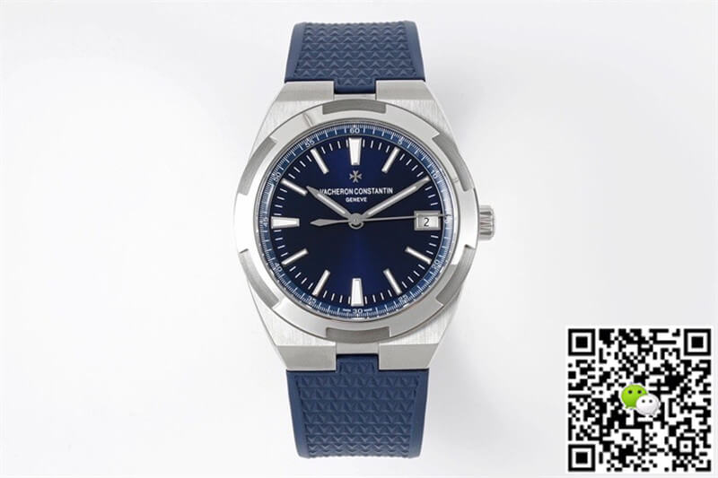 Replica Vacheron C0nstan1n Overseas 4500V 1:1 Best Edition PPF Factory Blue Rubber Strap