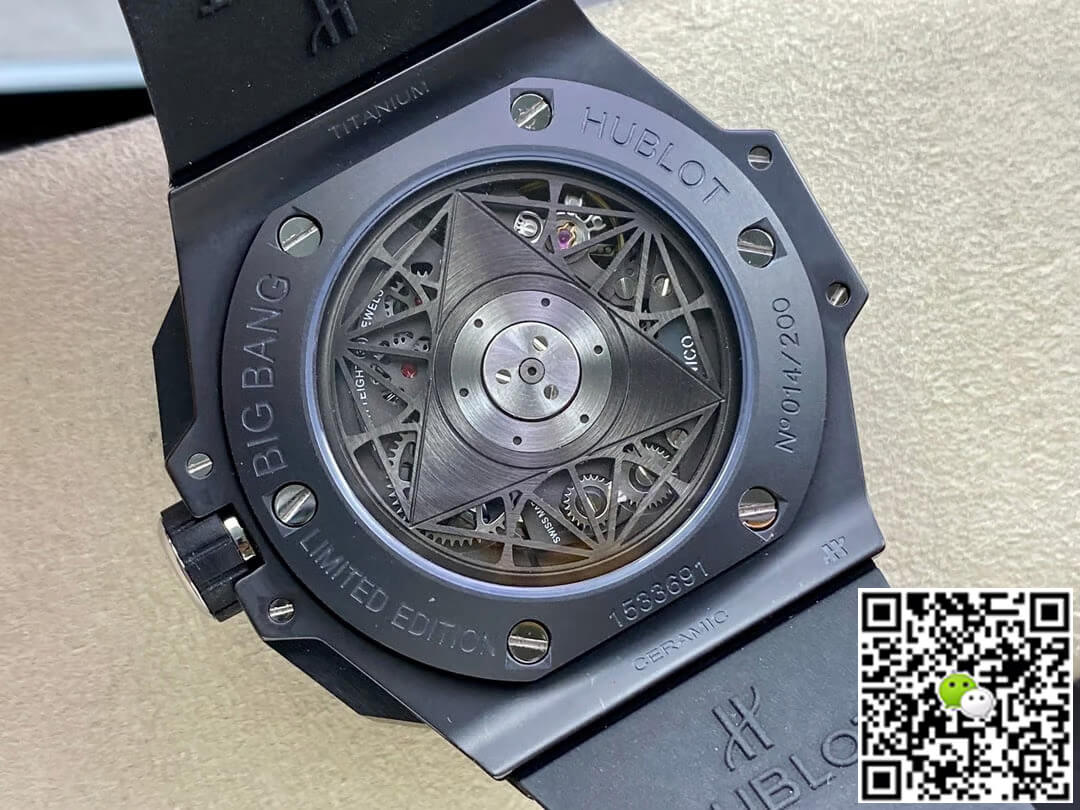 Replica Hublot Big Bang Sang Bleu II 418.CX.1114.RX.MXM20 1:1 Best Edition BB Factory Black Ceramics
