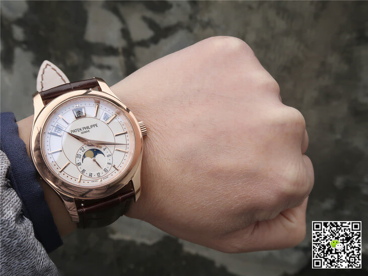Replica Pat*k Phi1i*pe Grand Complications 5205R-001 1:1 Best Edition KM Factory Milky White Dial