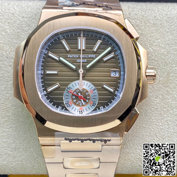 Replica Pat*k Phi1i*pe Nautilus 5980-1R 1:1 Best Edition 3K Factory V2 Rose Gold