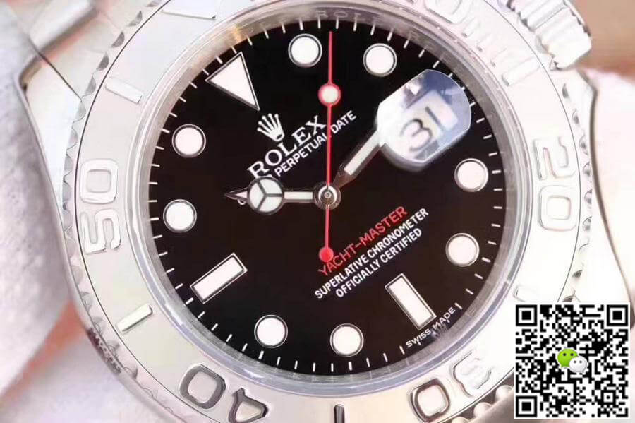 Replica R01ex Yacht-Master 40mm 116622 EW Factory 1:1 Best Edition Swiss ETA3135 Black Dial