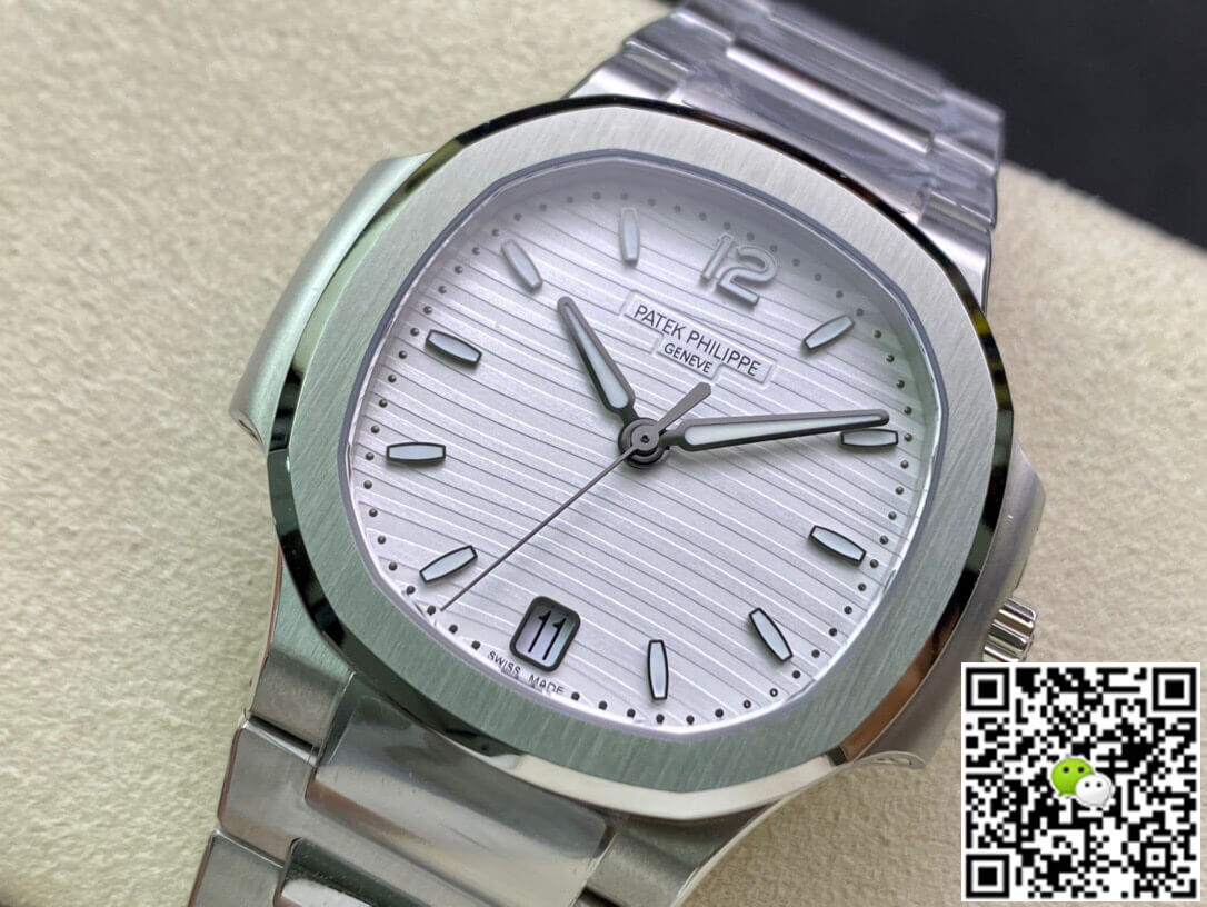 Replica Pat*k Phi1i*pe Nautilus Ladies 7118/1A-010 1:1 Best Edition 3K Factory Silver Dial