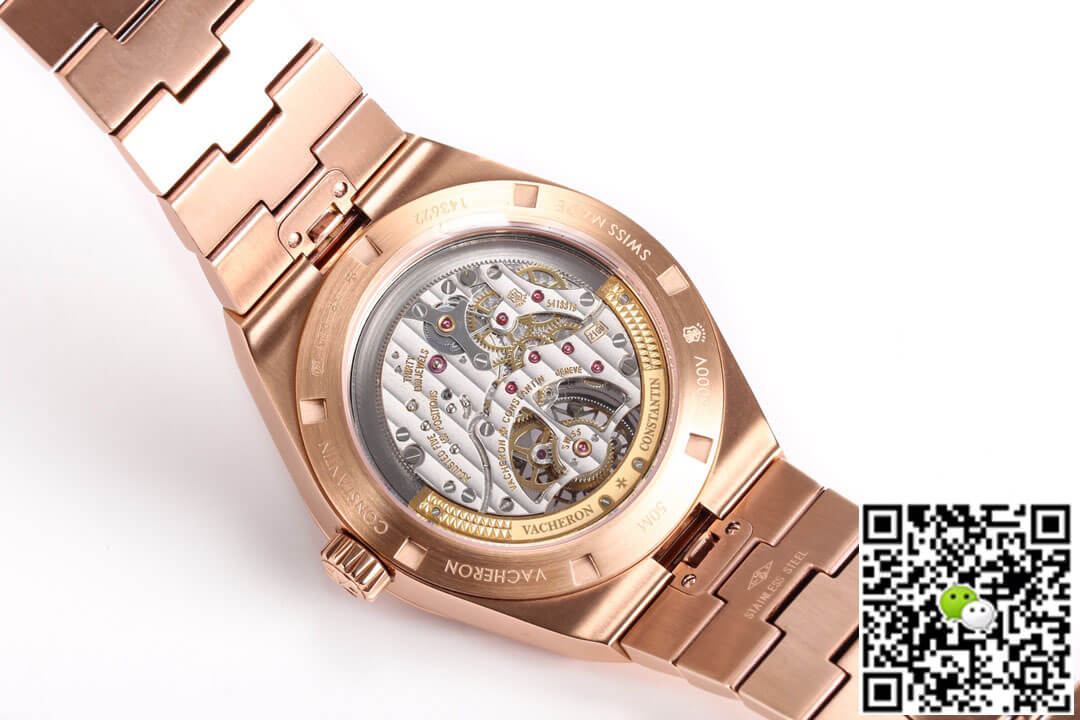 Replica Vacheron C0nstan1n Overseas Tourbillon 6000V/110R-B733 1:1 Best Edition BBR Factory Pink Gold