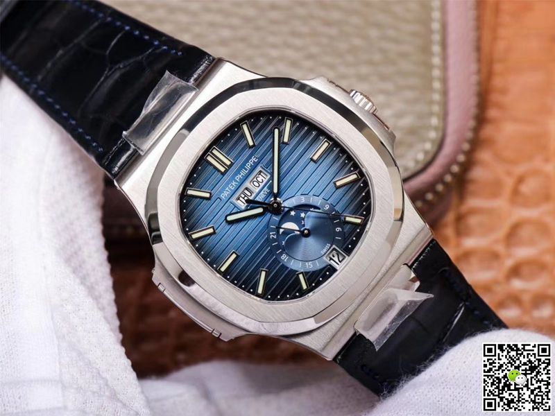 Replica Pat*k Phi1i*pe Nautilus 5726/1A-014 1:1 Best Edition PF Factory Black Strap Swiss ETA324