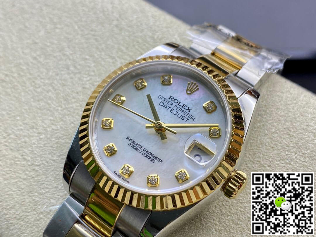 Replica R01ex Datejust M278273-0027 31MM 1:1 Best Edition EW Factory D1am0nd-set Dial