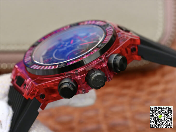 Replica Hublot Big Bang 411.JX.4802.RT 1:1 Best Edition Red Case Black Strap