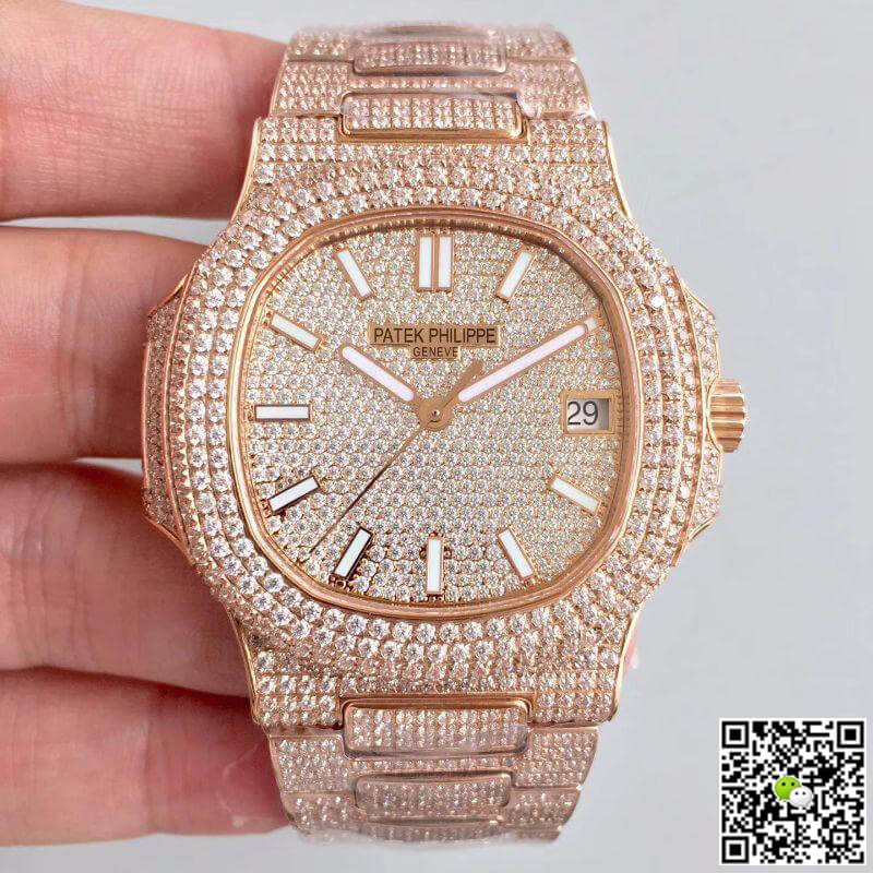 Pat*k Phi1i*pe Replica Nautilus Jumbo 5719/10G-010 1:1 Best Edition Swiss ETA 324SC D1am0nd Dial