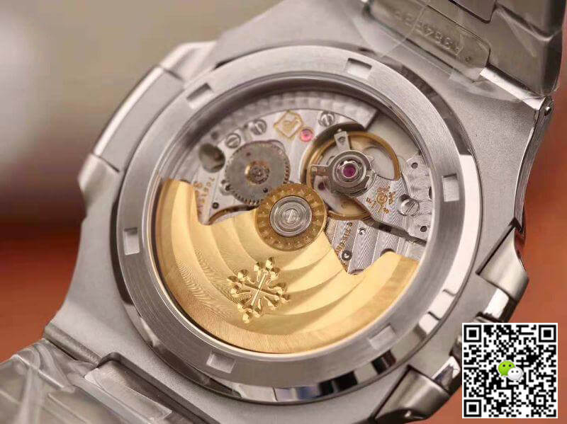 Replica Pat*k Phi1i*pe Nautilus Jumbo 5711 PF Factory 1:1 Best Edition Swiss ETA324 Grey Textured Dial